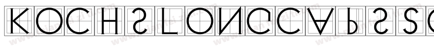 KochsLongCapsSquares Medium字体转换